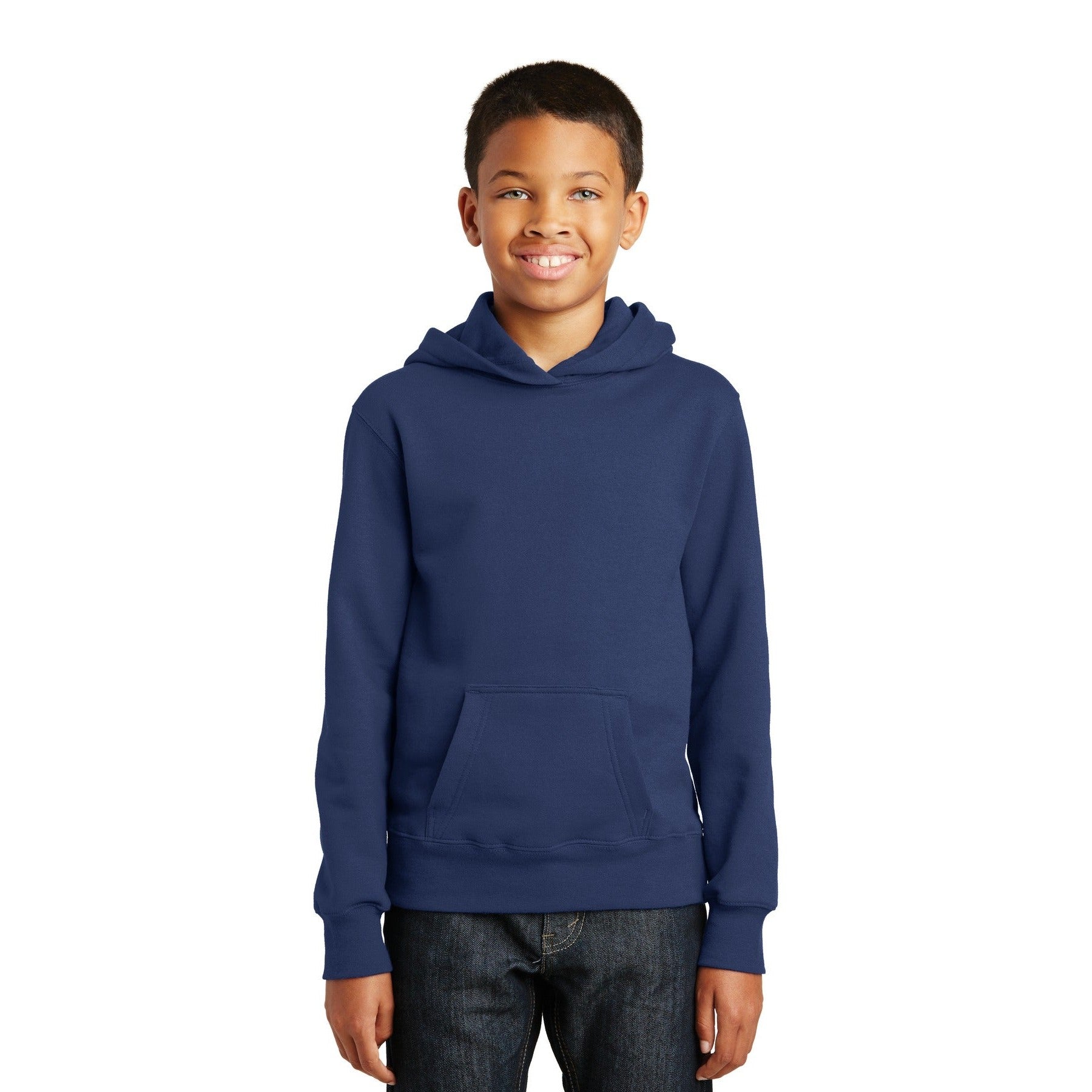 Port & Company-Port & Company® Youth Fan Favorite Fleece Pullover Hooded Sweatshirt. PC850YH-MedTech-6